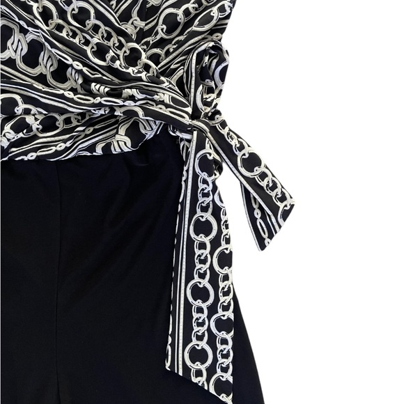 JOSEPH RIBKOFF Sleeveless Chain Print Jumpsuit - Picture 10 of 11
